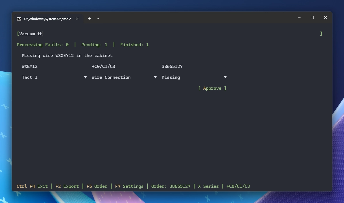 Henkel Software interface